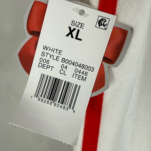 NWT Diet Coke Bow Wide Leg Sweatpants White Red Stripe XL - Picture 4 of 11